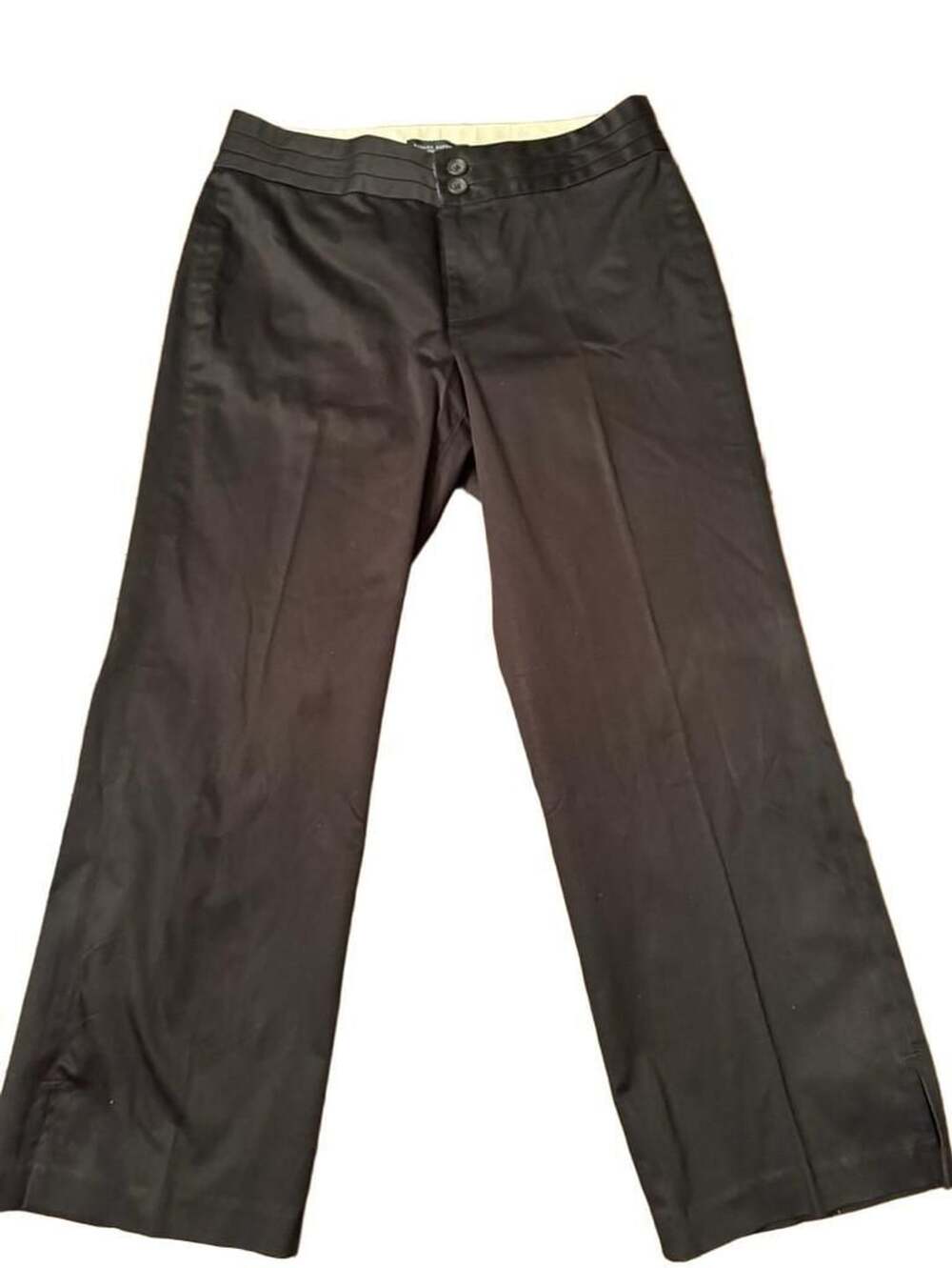 Banana Republic Harrison Stretch Black Trousers Size 6
H1411